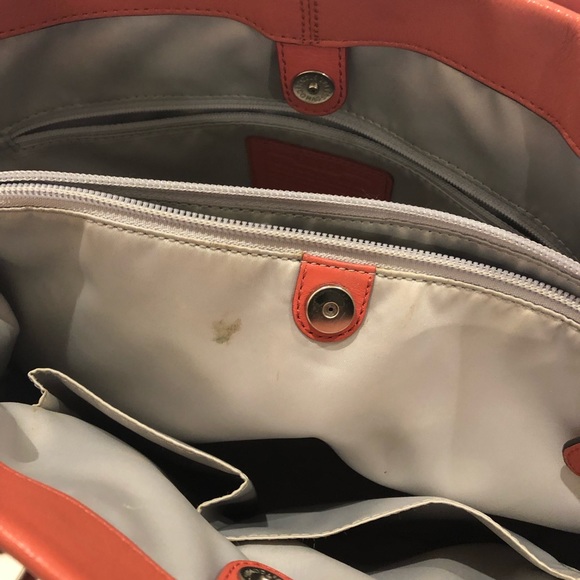 Pink Leather Coach Handbag - Picture 5 of 5